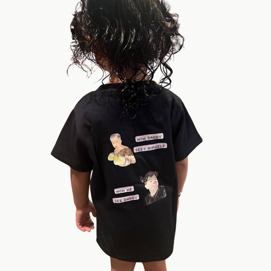 How Daddy Sees Himself Children's Graphic Tee